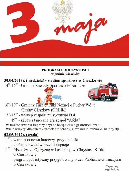 Obchody 3-maja w Gminie Cieszków